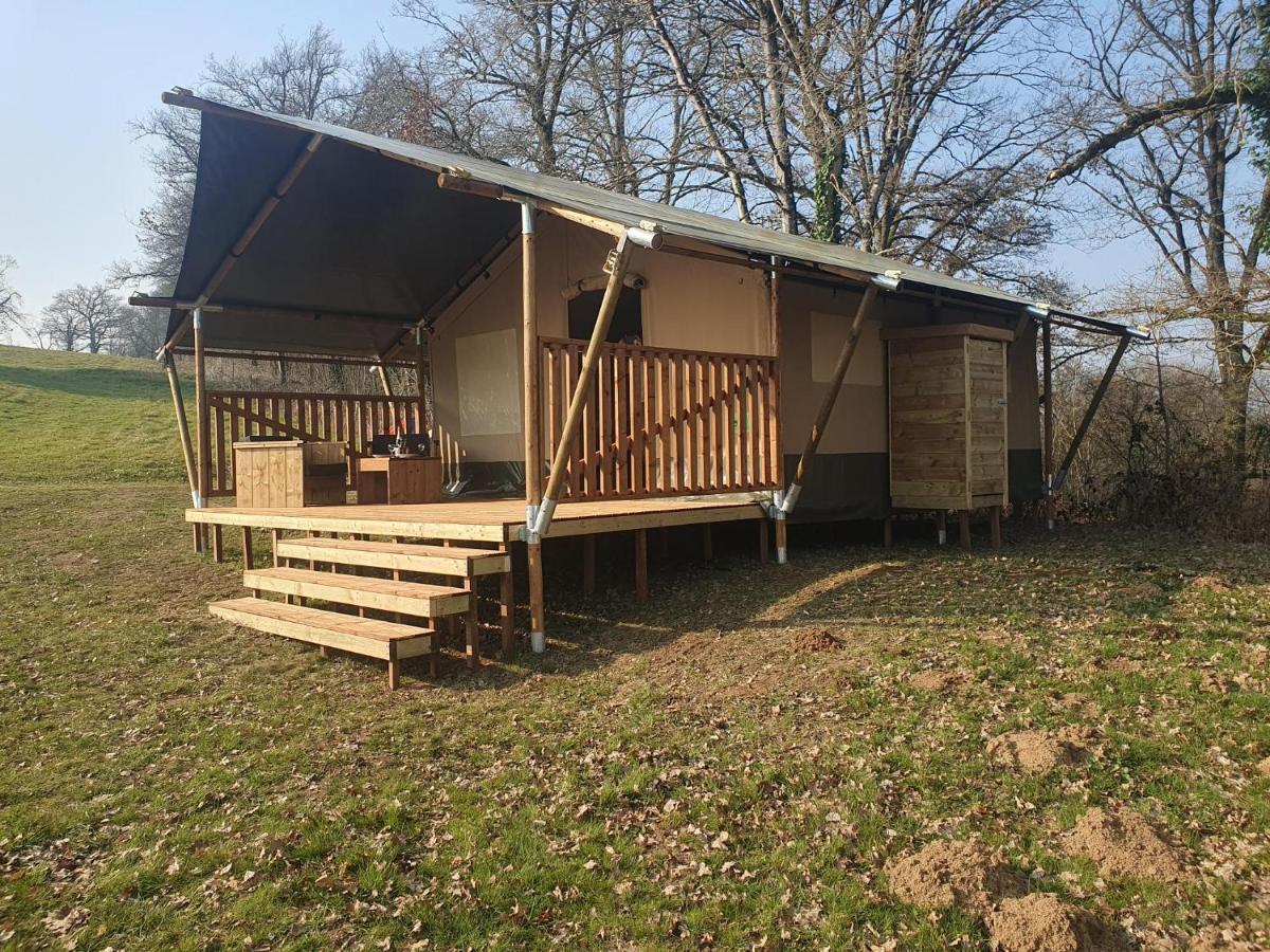Luxury Safari Tents At Moulin Du Pommier Glamping & Camping Saulgond Экстерьер фото
